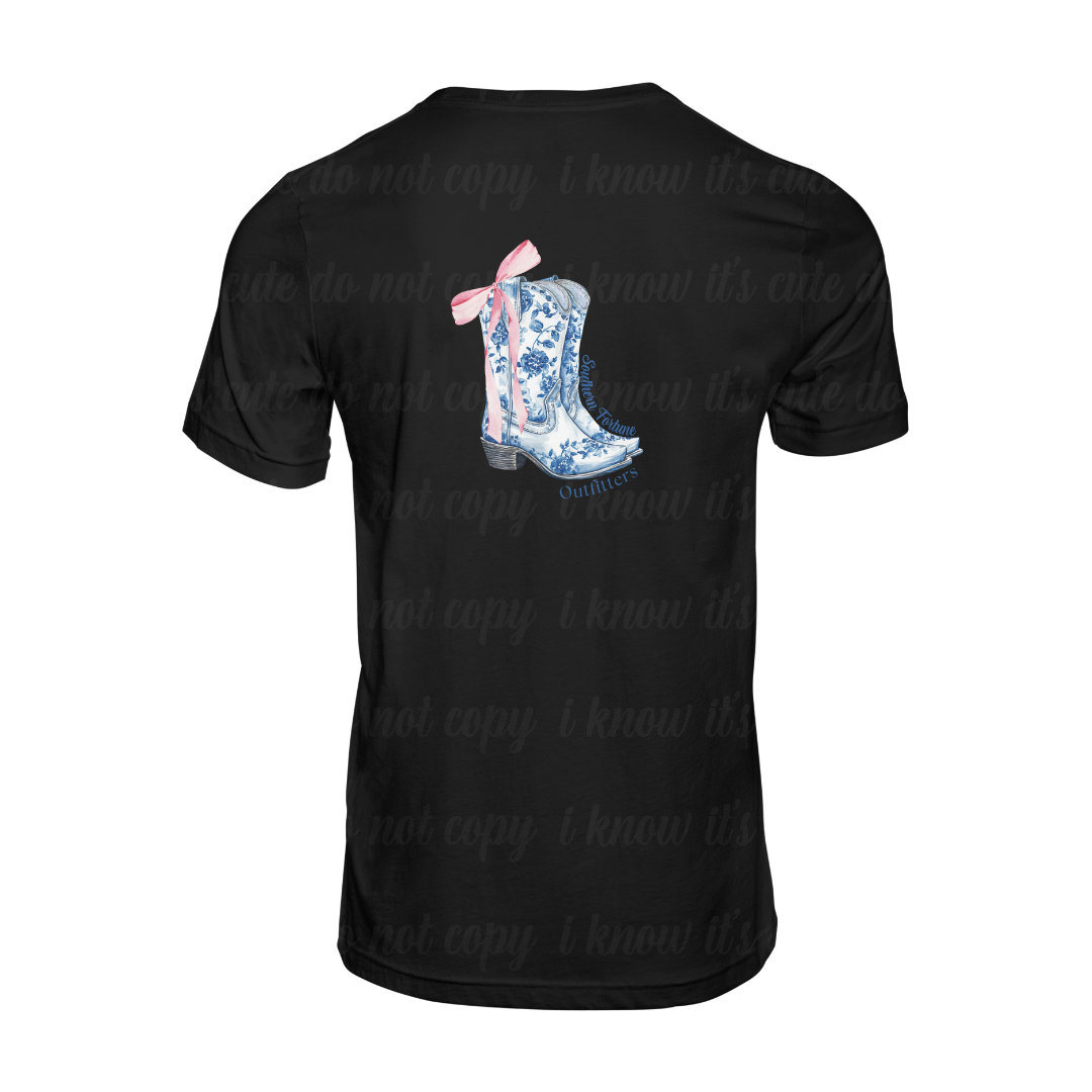 Floral Boots T-Shirt