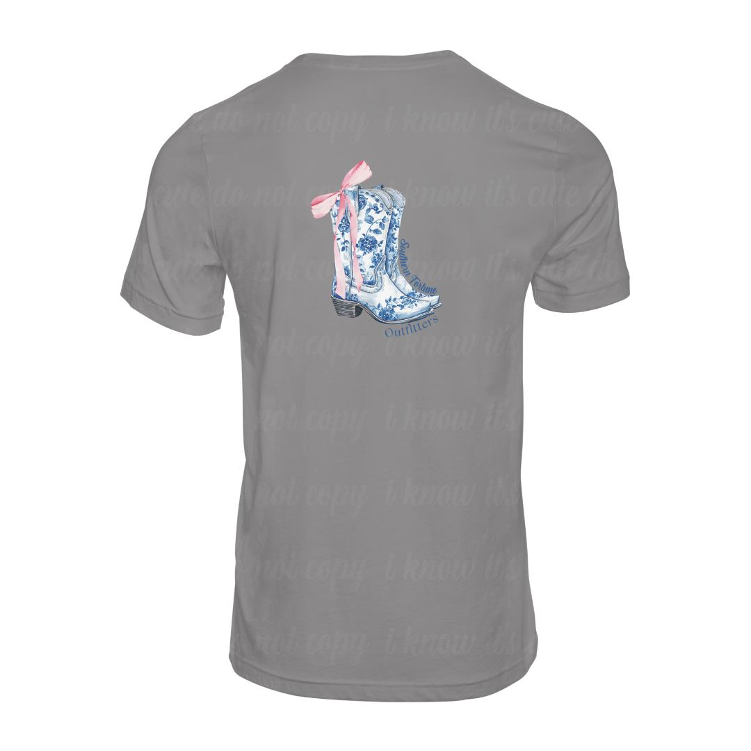 Floral Boots T-Shirt