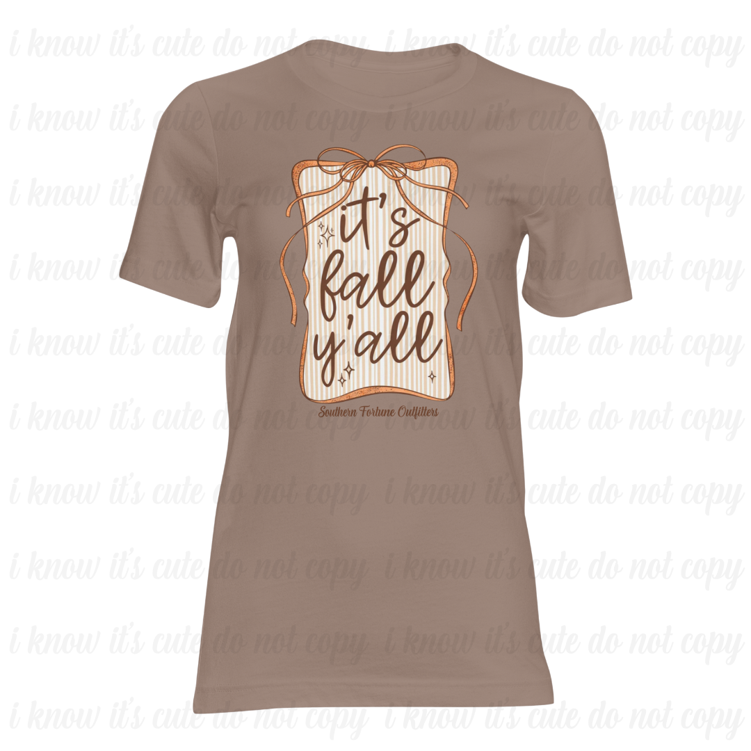 It's Fall Y'all Bow T-Shirt