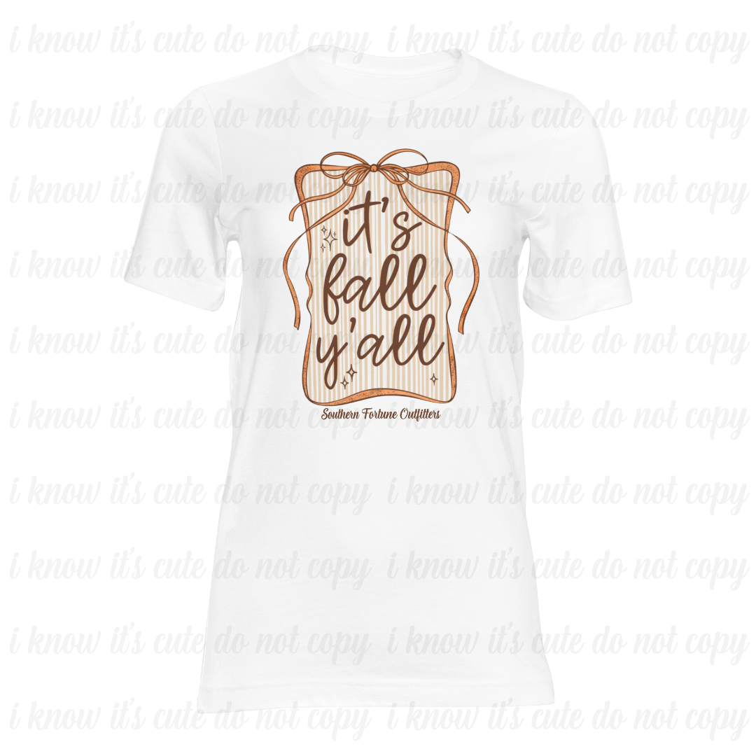 It's Fall Y'all Bow T-Shirt