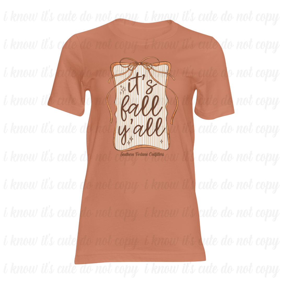 It's Fall Y'all Bow T-Shirt