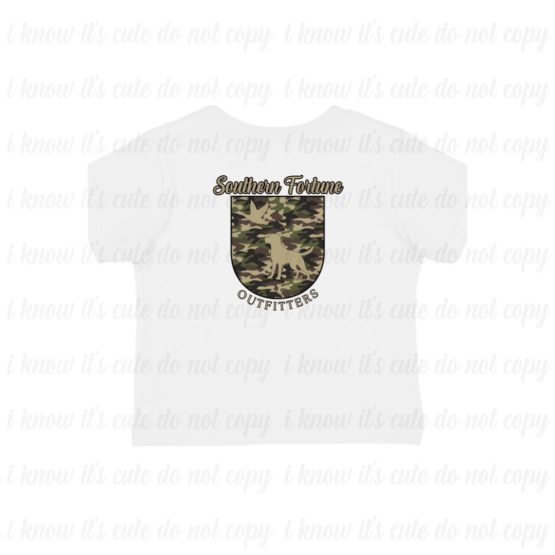 Kids Camo Dog T-Shirt
