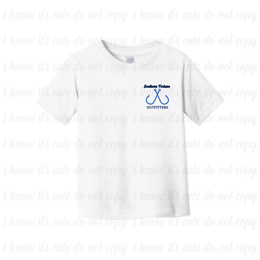 Kids American Flag Fishing Lure T-Shirt