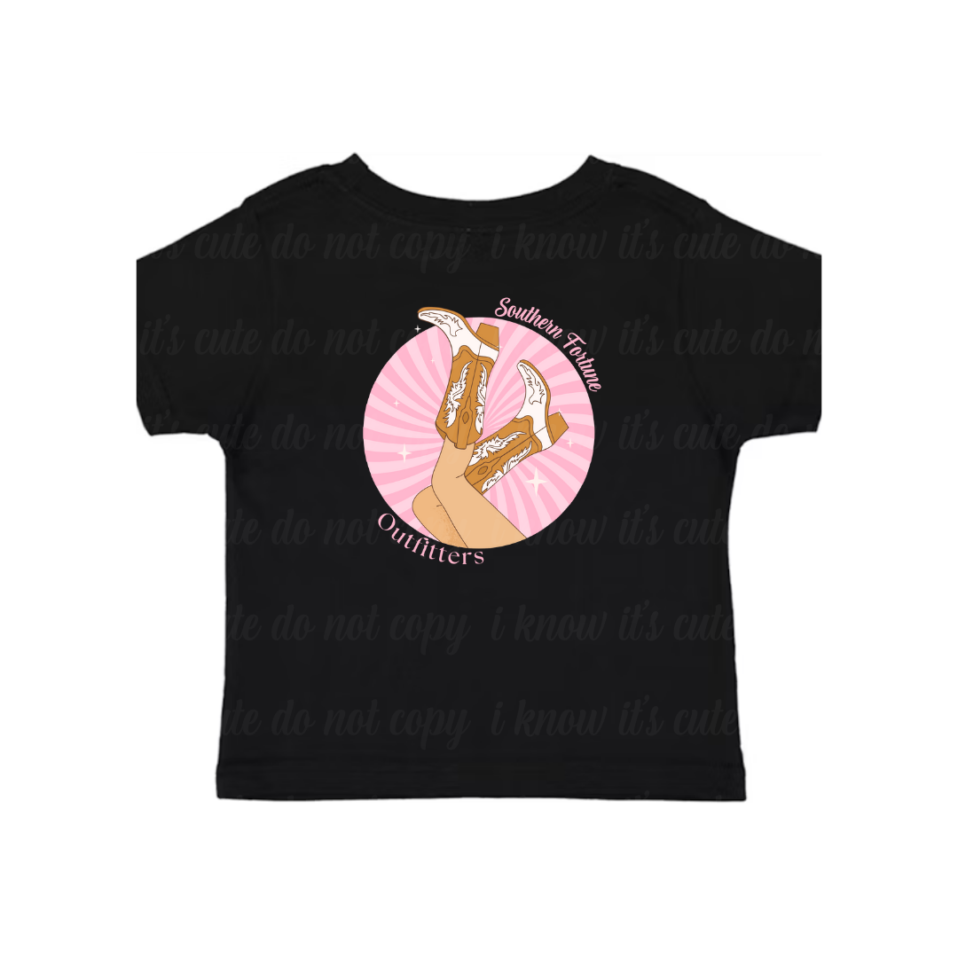 Kids Pink Cowgirl T-Shirt