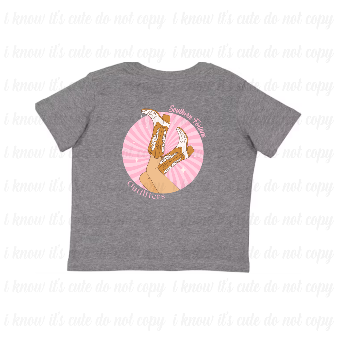 Kids Pink Cowgirl T-Shirt