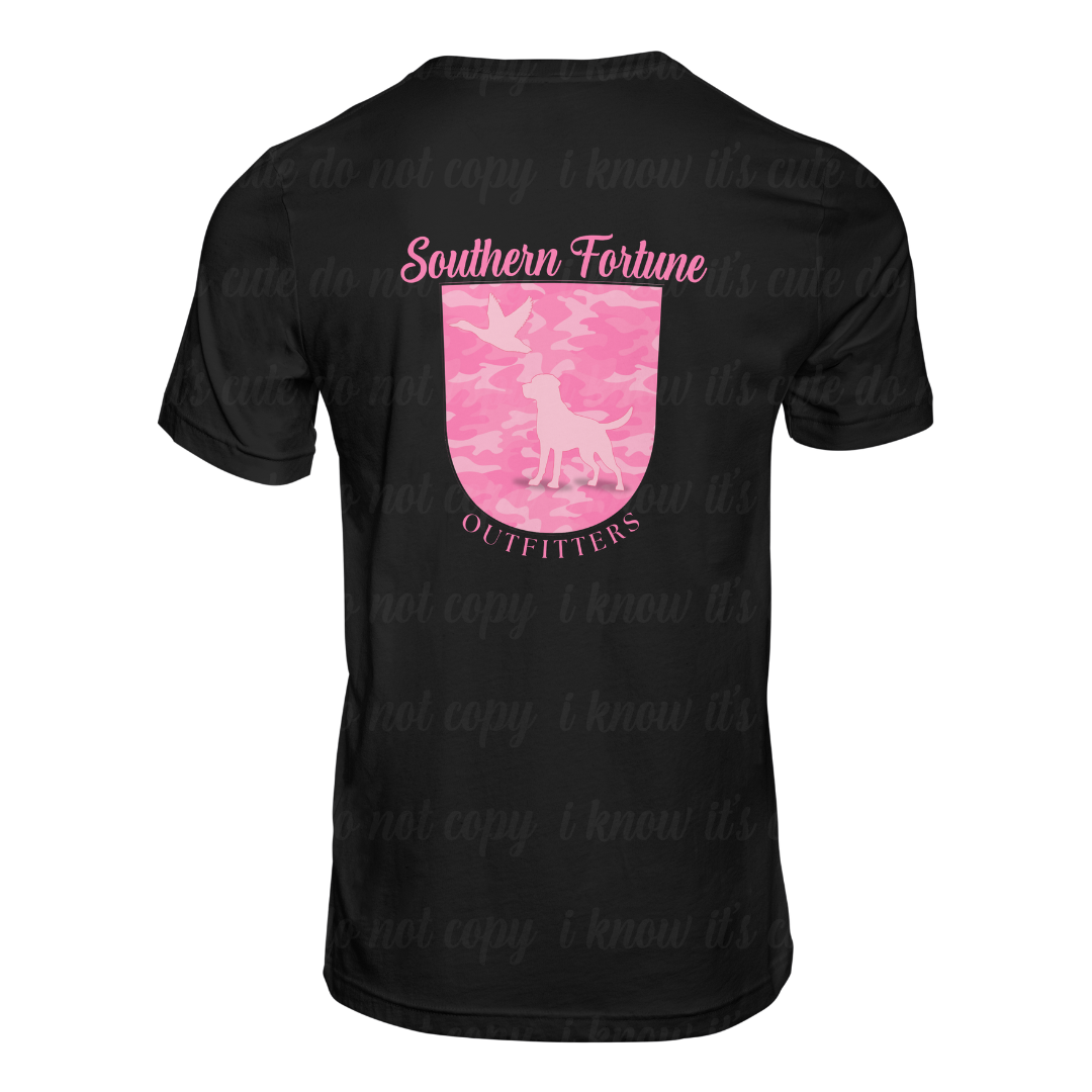 Pink Camo Dog Dri-Fit T-Shirt