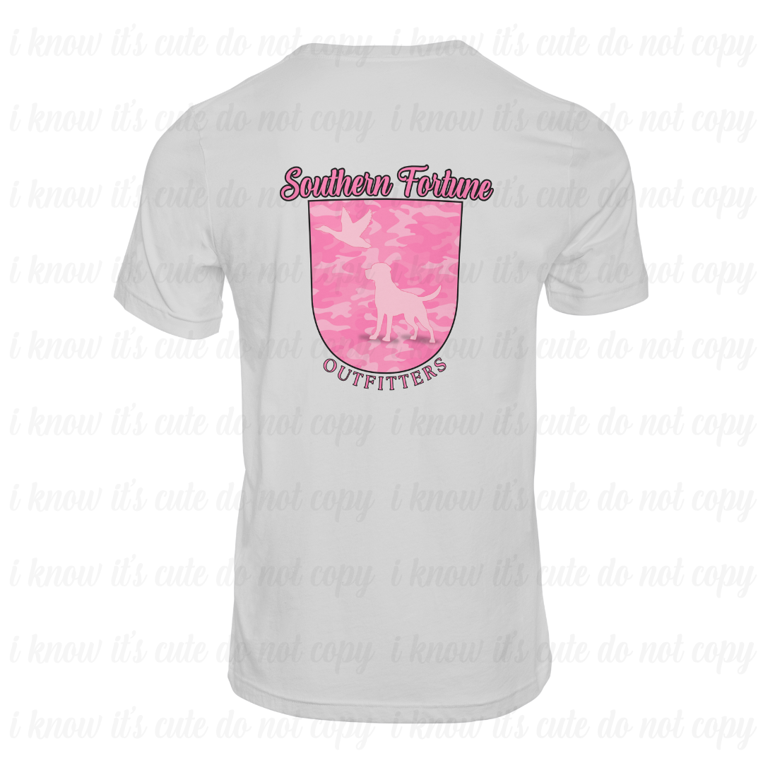 Pink Camo Dog Dri-Fit T-Shirt