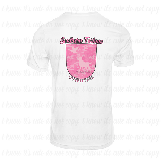 Pink Camo Dog Dri-Fit T-Shirt